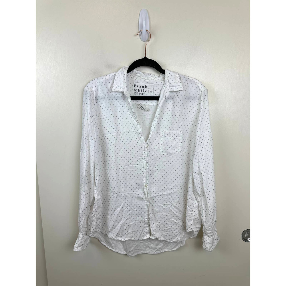 Frank & Eileen White Casual Button Down Shirt